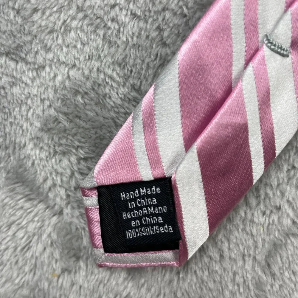 Resilio Skinny Style Men's Classic 100% Silk Neck Tie - Picture 5 of 6